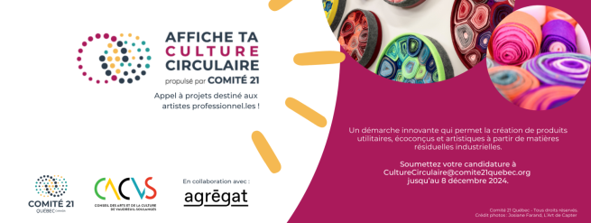 Affiche ta culture circulaire par le Comité 21 